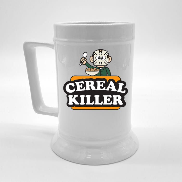 Cereal Killer Food Pun Humor Costume Funny Halloween Beer Stein