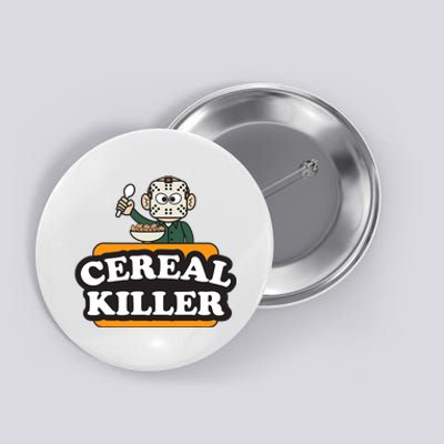 Cereal Killer Food Pun Humor Costume Funny Halloween Button