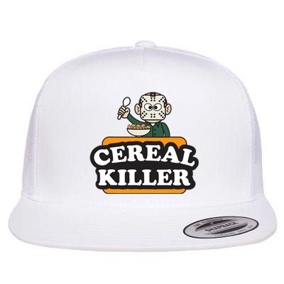 Cereal Killer Food Pun Humor Costume Funny Halloween Flat Bill Trucker Hat