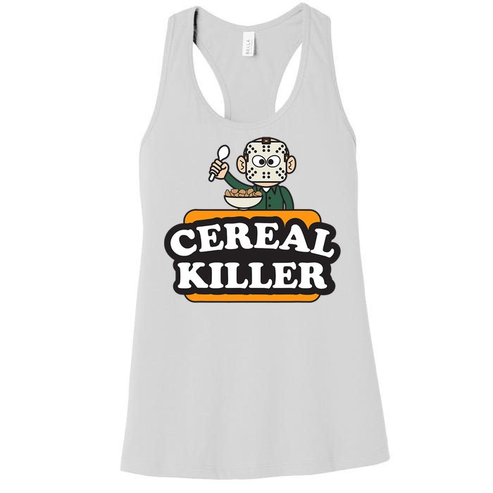 Cereal Killer Food Pun Humor Costume Funny Halloween Women's Racerback Tank