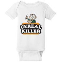 Cereal Killer Food Pun Humor Costume Funny Halloween Baby Bodysuit