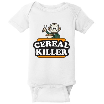 Cereal Killer Food Pun Humor Costume Funny Halloween Baby Bodysuit