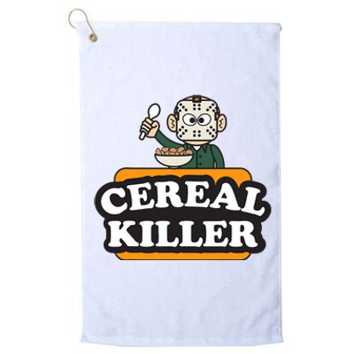 Cereal Killer Food Pun Humor Costume Funny Halloween Platinum Collection Golf Towel