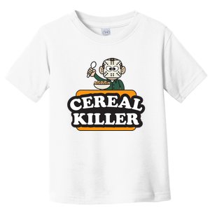 Cereal Killer Food Pun Humor Costume Funny Halloween Toddler T-Shirt