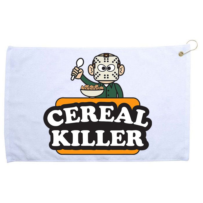 Cereal Killer Food Pun Humor Costume Funny Halloween Grommeted Golf Towel