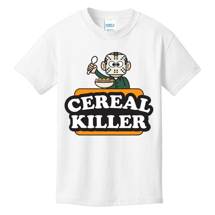 Cereal Killer Food Pun Humor Costume Funny Halloween Kids T-Shirt