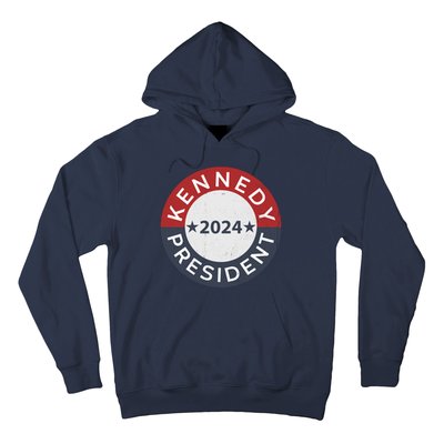 Cool Kennedy For President 2024 Vintage Stars Circle Hoodie