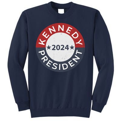 Cool Kennedy For President 2024 Vintage Stars Circle Tall Sweatshirt