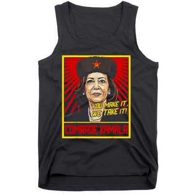 Comrade Kamala Funny Anti Harris Tank Top