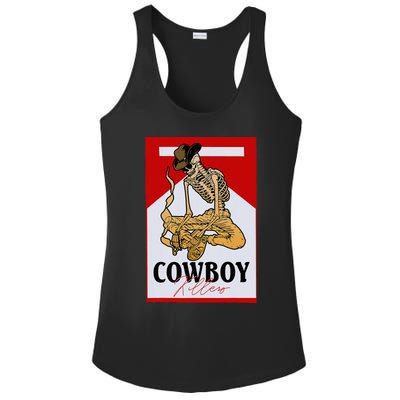 Cowboy Killers Funny Western Cowgirl Skeleton Ladies PosiCharge Competitor Racerback Tank