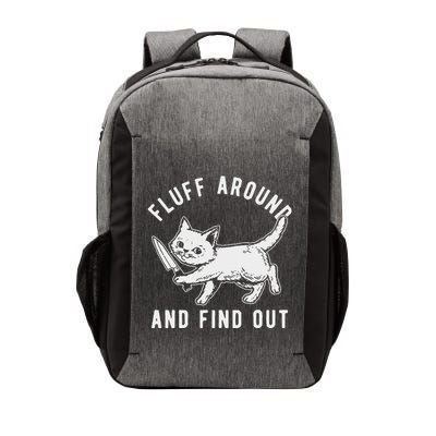 Cat Knife Fluff Around And Find Out Vector Backpack