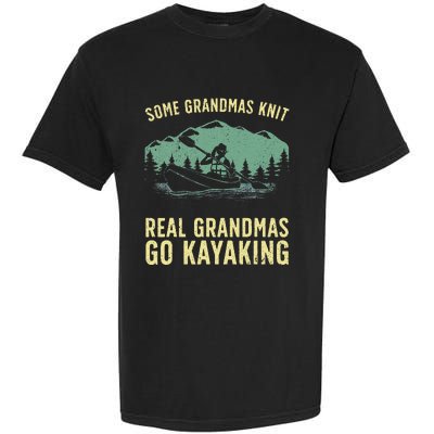 Cool Kayaking For Grandma Mom Kayaker Boating Kayak Boating Garment-Dyed Heavyweight T-Shirt