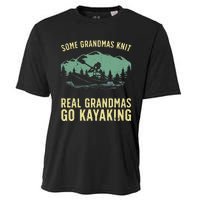 Cool Kayaking For Grandma Mom Kayaker Boating Kayak Boating Cooling Performance Crew T-Shirt