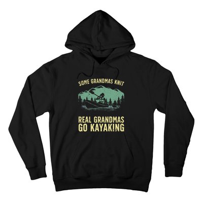 Cool Kayaking For Grandma Mom Kayaker Boating Kayak Boating Hoodie