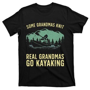 Cool Kayaking For Grandma Mom Kayaker Boating Kayak Boating T-Shirt