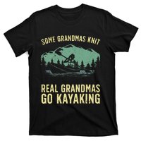 Cool Kayaking For Grandma Mom Kayaker Boating Kayak Boating T-Shirt