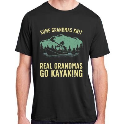 Cool Kayaking For Grandma Mom Kayaker Boating Kayak Boating Adult ChromaSoft Performance T-Shirt