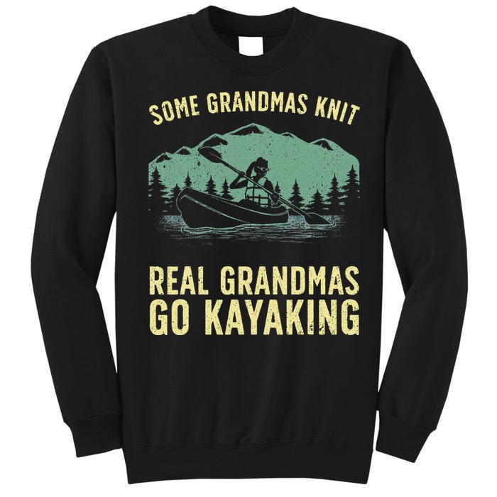 Cool Kayaking For Grandma Mom Kayaker Boating Kayak Boating Tall Sweatshirt