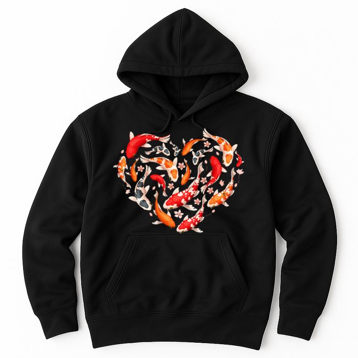 Cool Koi Fish For Men Women Japan Fishing Japanese Koi Lover Hoodie