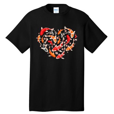 Cool Koi Fish For Men Women Japan Fishing Japanese Koi Lover Tall T-Shirt