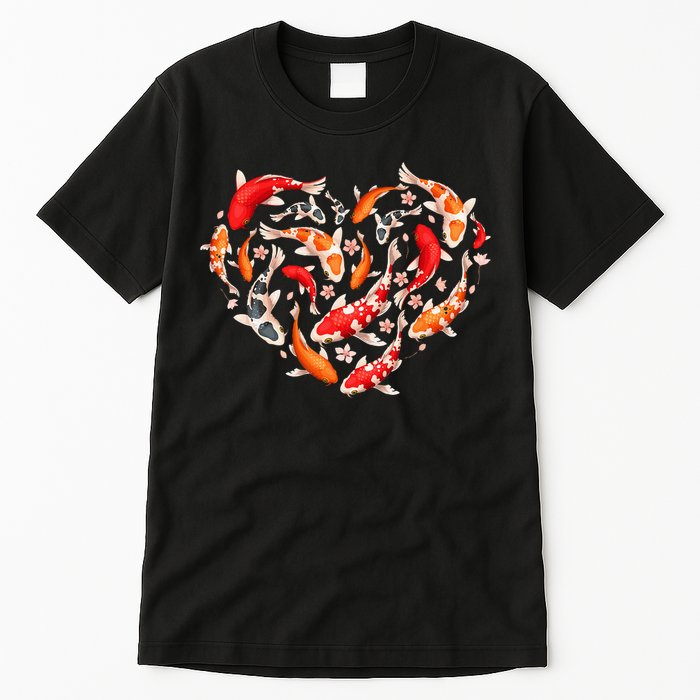 Cool Koi Fish For Men Women Japan Fishing Japanese Koi Lover Tall T-Shirt