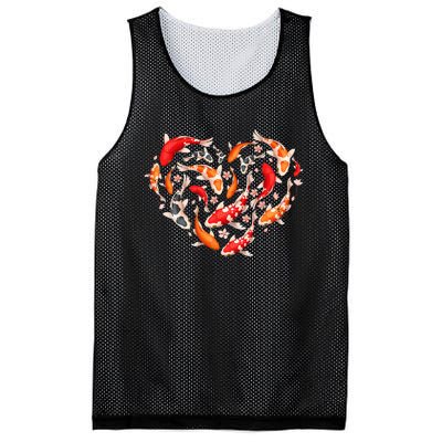 Cool Koi Fish For Men Women Japan Fishing Japanese Koi Lover Mesh Reversible Basketball Jersey Tank