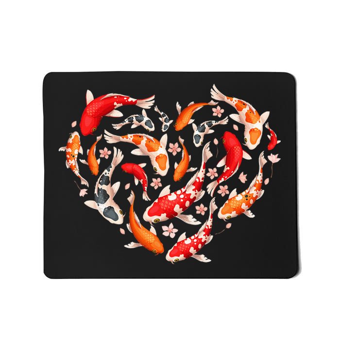 Cool Koi Fish For Men Women Japan Fishing Japanese Koi Lover Mousepad