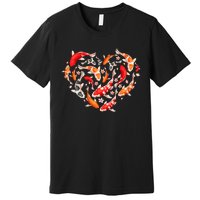 Cool Koi Fish For Men Women Japan Fishing Japanese Koi Lover Premium T-Shirt