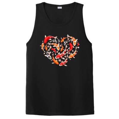 Cool Koi Fish For Men Women Japan Fishing Japanese Koi Lover PosiCharge Competitor Tank