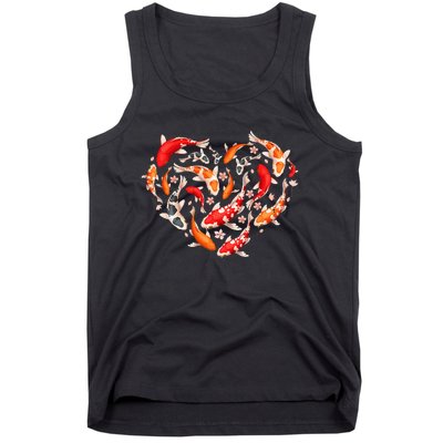 Cool Koi Fish For Men Women Japan Fishing Japanese Koi Lover Tank Top