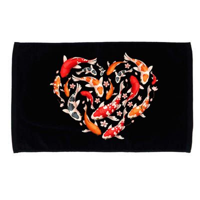 Cool Koi Fish For Men Women Japan Fishing Japanese Koi Lover Microfiber Hand Towel