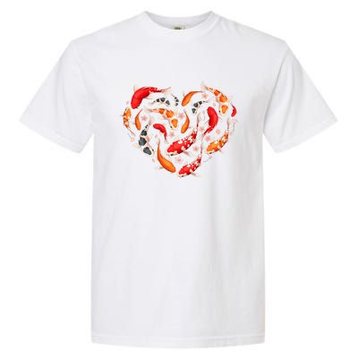 Cool Koi Fish For Men Women Japan Fishing Japanese Koi Lover Garment-Dyed Heavyweight T-Shirt