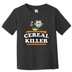 Cereal Killer Food Pun Humor Costume Funny Halloween Gifts Toddler T-Shirt