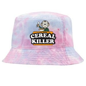 Cereal Killer Food Pun Humor Costume Funny Halloween Gifts Tie-Dyed Bucket Hat