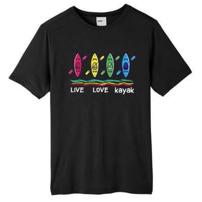 Cool Kayaks For Outdoor Funny Kayaking Boating Tall Fusion ChromaSoft Performance T-Shirt