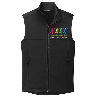 Cool Kayaks For Outdoor Funny Kayaking Boating Collective Smooth Fleece Vest