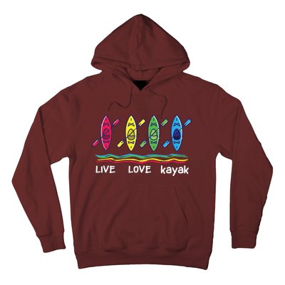 Cool Kayaks For Outdoor Funny Kayaking Boating Hoodie