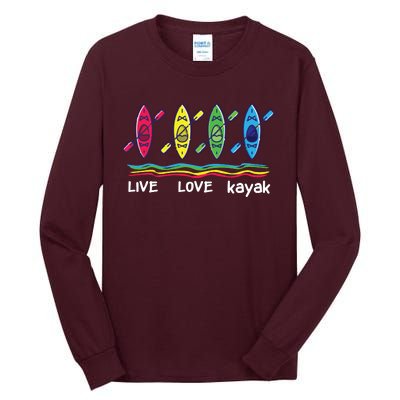 Cool Kayaks For Outdoor Funny Kayaking Boating Tall Long Sleeve T-Shirt