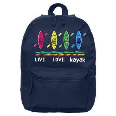 Cool Kayaks For Outdoor Funny Kayaking Boating 16 in Basic Backpack