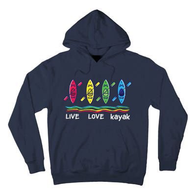 Cool Kayaks For Outdoor Funny Kayaking Boating Tall Hoodie