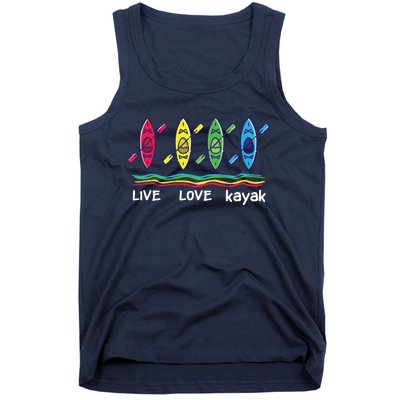 Cool Kayaks For Outdoor Funny Kayaking Boating Tank Top