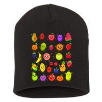 Cartoon Kawaii Fruits Short Acrylic Beanie