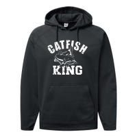 Catfish King Fishing Performance Fleece Hoodie