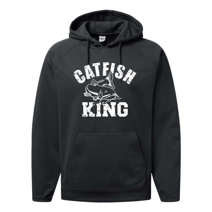 Catfish King Fishing Performance Fleece Hoodie