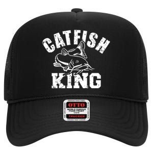 Catfish King Fishing High Crown Mesh Back Trucker Hat