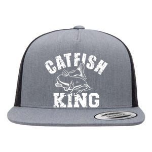 Catfish King Fishing Flat Bill Trucker Hat