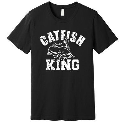 Catfish King Fishing Premium T-Shirt