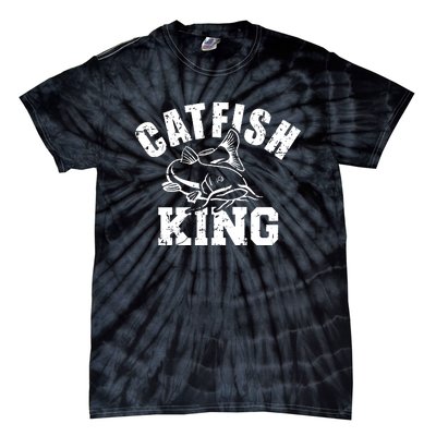 Catfish King Fishing Tie-Dye T-Shirt