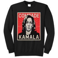 Comrade Kamala Funny Political Wearing Pearls Sweatshirt