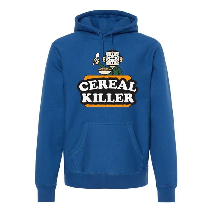 Cereal Killer Food Pun Humor Costume Funny Halloween Gifts Premium Hoodie